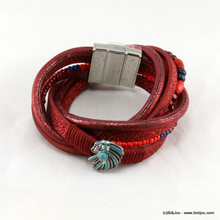 bracelet 0216502 rouge bordeaux