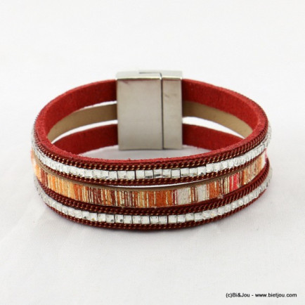 bracelet 0216534 rouge bordeaux