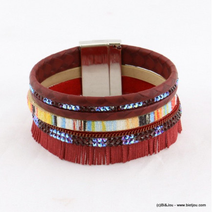 bracelet 0216553 rouge bordeaux