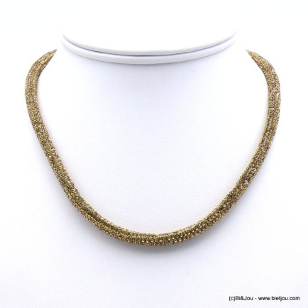 collier tube strass 0119635